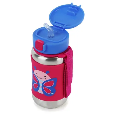 Skip Hop Stalowy bidon Zoo Motyl 350 ml