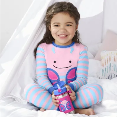 Skip Hop Stalowy bidon Zoo Motyl 350 ml