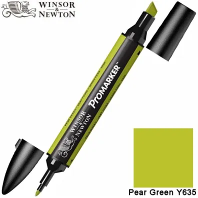 Winsor Newton Marker dwustronny okr�g�y/�ci�ty ProMarker Pear Green Y635 ziele� gruszkowa