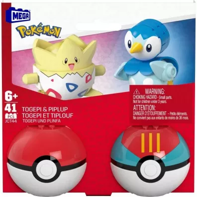 MEGA Pok�mon. Pokeball Togepi i Piplup JCT44