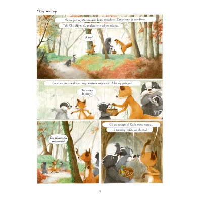 M�j pierwszy komiks 5+ Wsp�lne �ycie. Rodzina Borsuk�w i Lis�w przedstawia. Tom 3