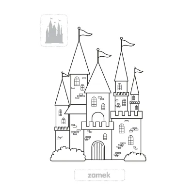 Malowanka 165X240 Maluchy koloruj�. Wr�ki i ksi�niczki  NAKLEJKI SKRZAT 071184