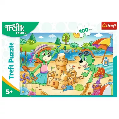 Puzzle 100 el. Dzie� Treflik�w