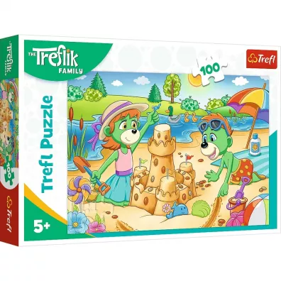 Puzzle 100 el. Dzie� Treflik�w