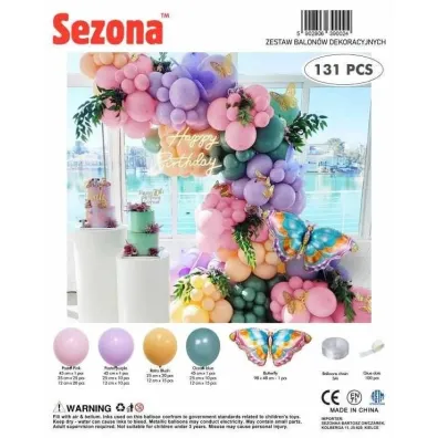 Zestaw balon�w. 131 sztuk