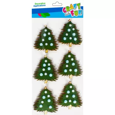 Craft with Fun Bo�e Narodzenie naklejka 3D Choinka