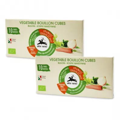 Alce Nero Bulion - kostki warzywne Zestaw 2 x 100 g Bio