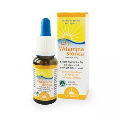 Dr Jacob`s Witamina D3 Witamina S�o�ca - suplement diety 20 ml
