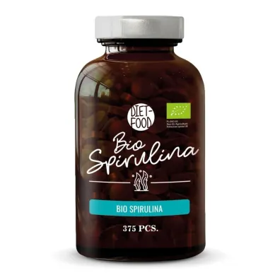 Diet-Food Spirulina 400 Mg suplement diety 375 tab. Bio