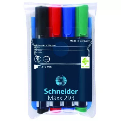 Schneider Zestaw 4 markerw do tablic 4 szt.