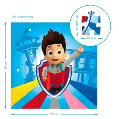 Puzzle 3w1 (25+36+54 el.) Paw Patrol Dodo