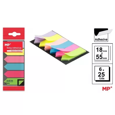 Mp Main Paper Karteczki samoprzylepne 18x55mm 150 kartek