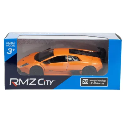 RMZ City Lamborghini Murcielago LP670-4 SV pomara�czowy w skali 1:36 Daffi