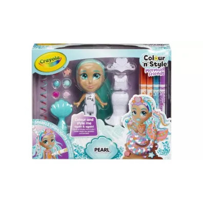 Colour and style mermaid Pearl CRAYOLA