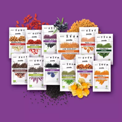 Purella Jagody Acai w proszku 21 g Bio