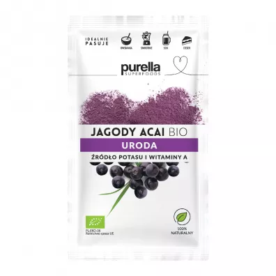 Purella Jagody Acai w proszku 21 g Bio