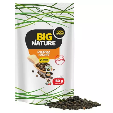 Big Nature Pieprz czarny ziarnisty 160 g
