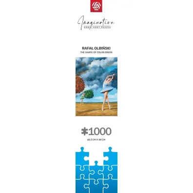 Puzzle 1000 el. Imagination: Rafa� Olbi�ski The Shape of Color Green Good Loot