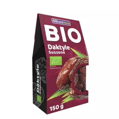 NaturaVena Daktyle bez pestek suszone 150 g Bio