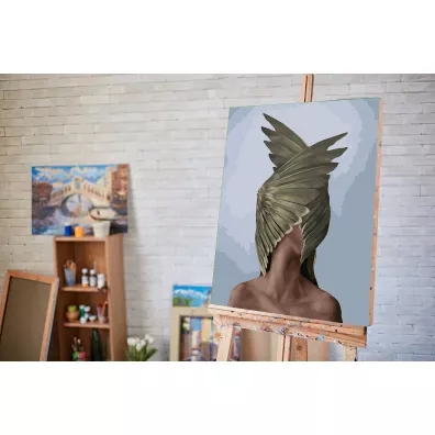 Twoje Hobby Malowanie po numerach - Dziewczyna z or�em 40x50cm