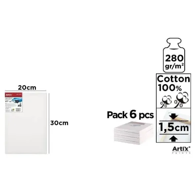 Artix Podobrazie 20x30x1.5cm, 280g