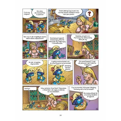 W�druj�ca wyspa. Smerfy i wioska dziewczyn. Tom 6