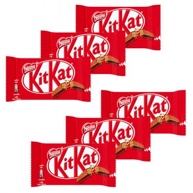 KitKat Paluszek waflowy w mlecznej czekoladzie Zestaw 6 x 41.5 g