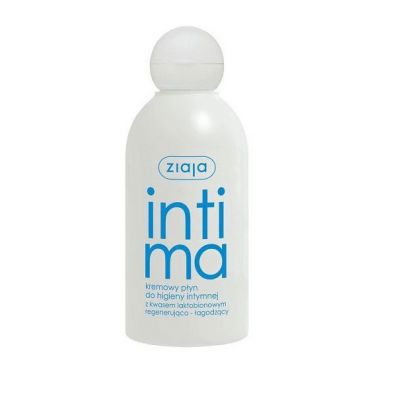 Ziaja Intima płyn kremowy do higieny intymnej z kwasem laktobionowym regenerująco-łagodzący 200 ml