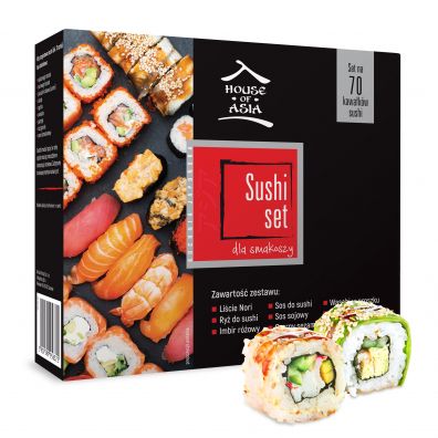 House of Asia Zestaw do sushi Premium dla 4-6 osób 1.1 kg