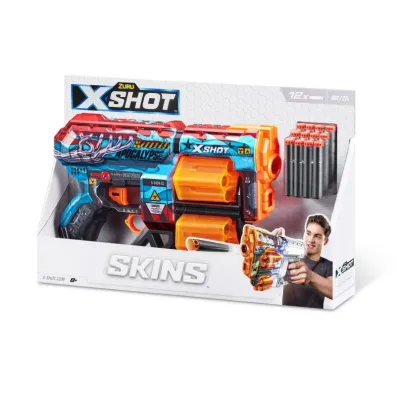 WYRZUTNIA X-SHOT APOCALYPSE SKINS DRED na pistolet+strza�ki do wyrzutni Zuru