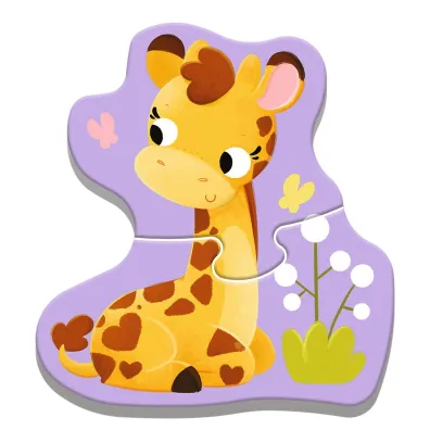 Puzzle Baby Classic - Bobaskowe zwierz�tka Trefl