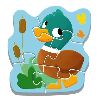 Puzzle Baby Classic - Bobaskowe zwierz�tka Trefl