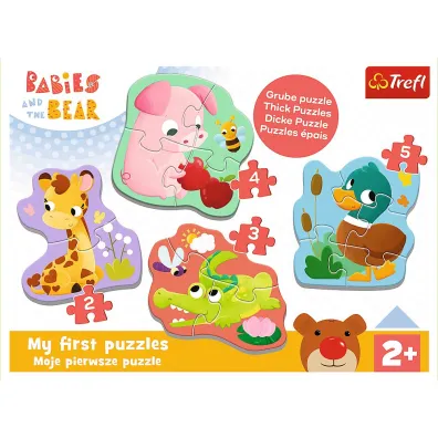 Puzzle Baby Classic - Bobaskowe zwierz�tka Trefl