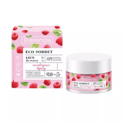 Bielenda Eco Sorbet nawilajco-kojcy krem do twarzy Malina 50 ml