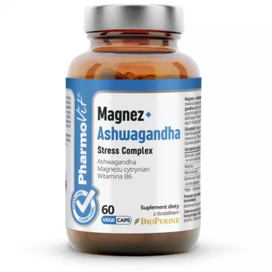 Pharmovit Magnez + Ashwagandha Suplement diety 60 kaps.
