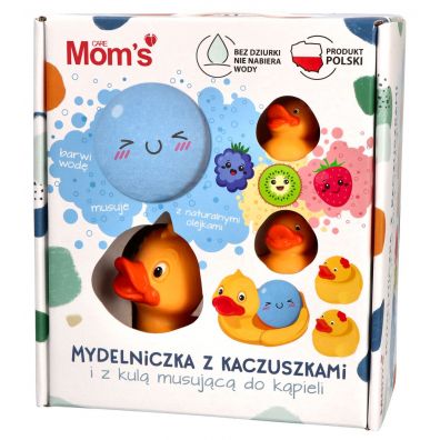 Zdjęcia - Zabawka edukacyjna Kula Mydelniczka z kaczuszkami i kulą musującą... Hencz-Moms Care 