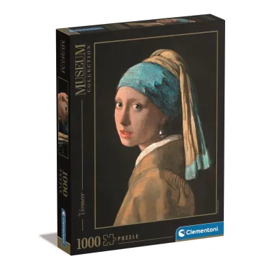 Puzzle 1000 el. Museum. Dziewczyna z per��, Jan Vermeer Clementoni
