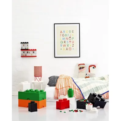 Pojemnik klocek LEGO Brick 8 Zielony
