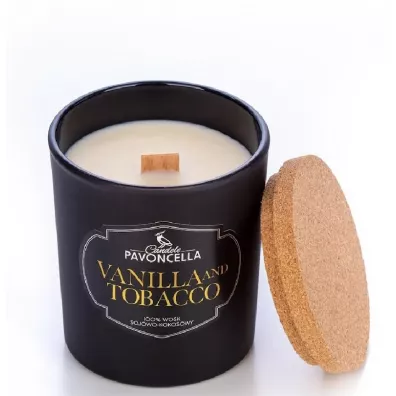 �wieczka sojowa Vanilla and Tabacco czarna 135 g