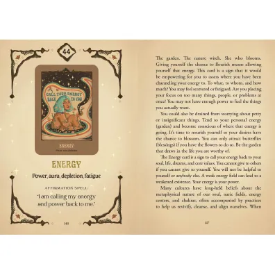 Magical Spirit Oracle, karty do wrenia
