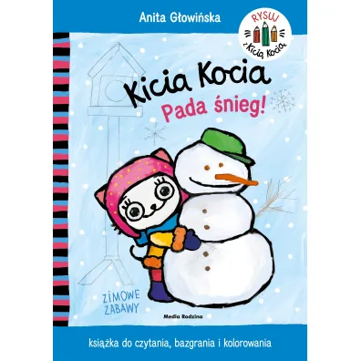 Kicia Kocia. Pada �nieg. Kolorowanka - Anita G�owi�ska
