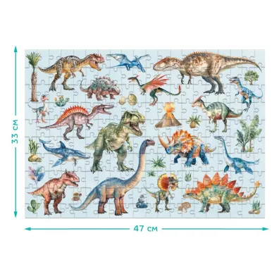 Puzzle 200 el. Montessori Dinozaury Dodo
