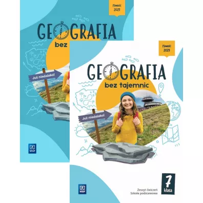 Pakiet Geografia bez tajemnic. Szko�a podstawowa. Klasa 7. Podr�cznik i zeszyt �wicze�