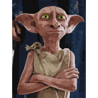 Ideyka Malowanie po numerach Harry Potter Zgredek 30x40cm