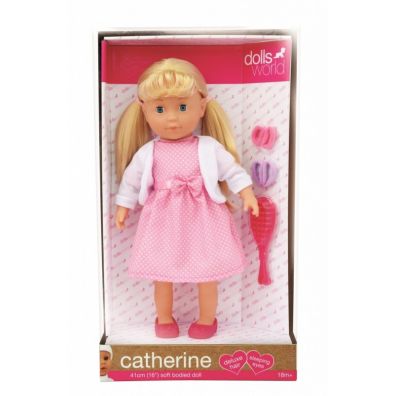 Lalka Catherine, jasne wosy 41 cm Dolls World