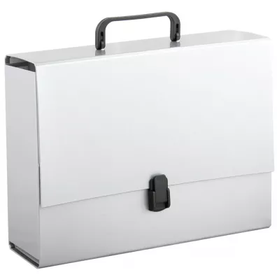 Penmate Teczka z r�czk� A4 srebrna 10 cm