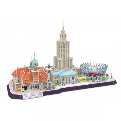 Puzzle 3D 126 el. Cityline Warszawa Cubic Fun