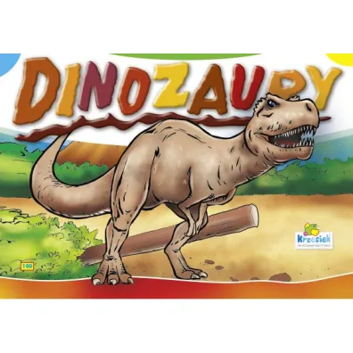 Kolorowanka A5 16 str. ma�a Dinozaury - br�zowy