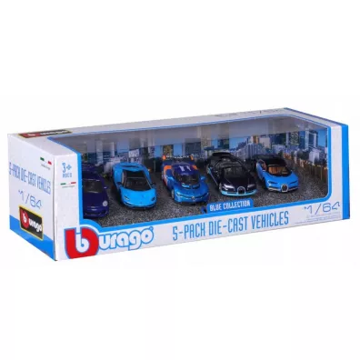 Bburago model blue collection 5-pk. 1:64