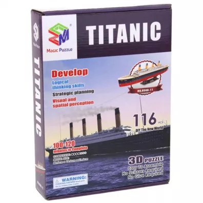 Puzzle 3D Titanic 116 elementw 81cm CH-6443279